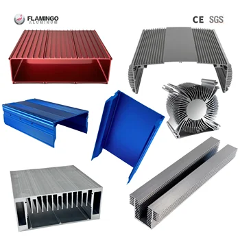 Heatsink for Profiles Extruded Aluminum Heatsink Enclosure Extruded Aluminum Heatsink Round Aluminium Profile for Heatsink
