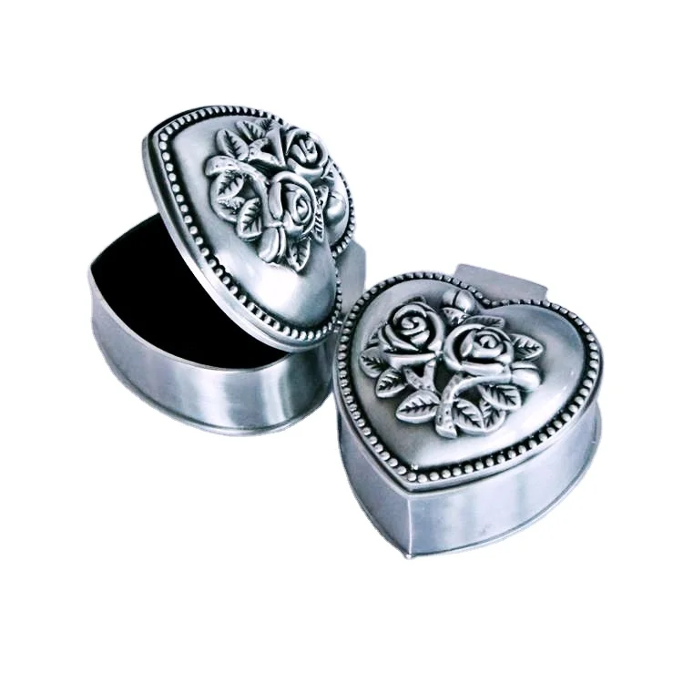 小物入れ HLT Jacquard Jewelry Case silver 1508N2186_silver_metallic_leat