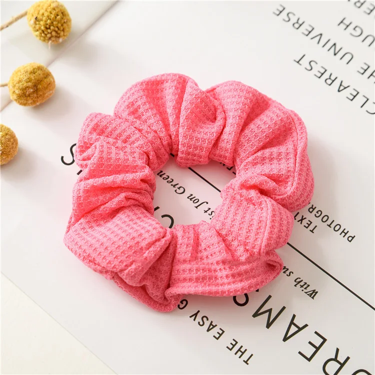 Резинки для волос женские, модные эластичные цветные заколки для конского хвоста, хлопковая однотонная заколка