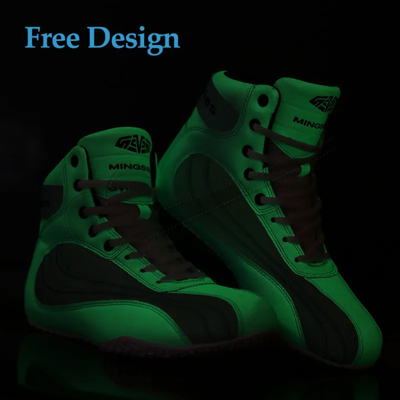 Оптовая продажа, профессиональная боксерская обувь для борьбы, тренировочные ботинки, спортивные кроссовки