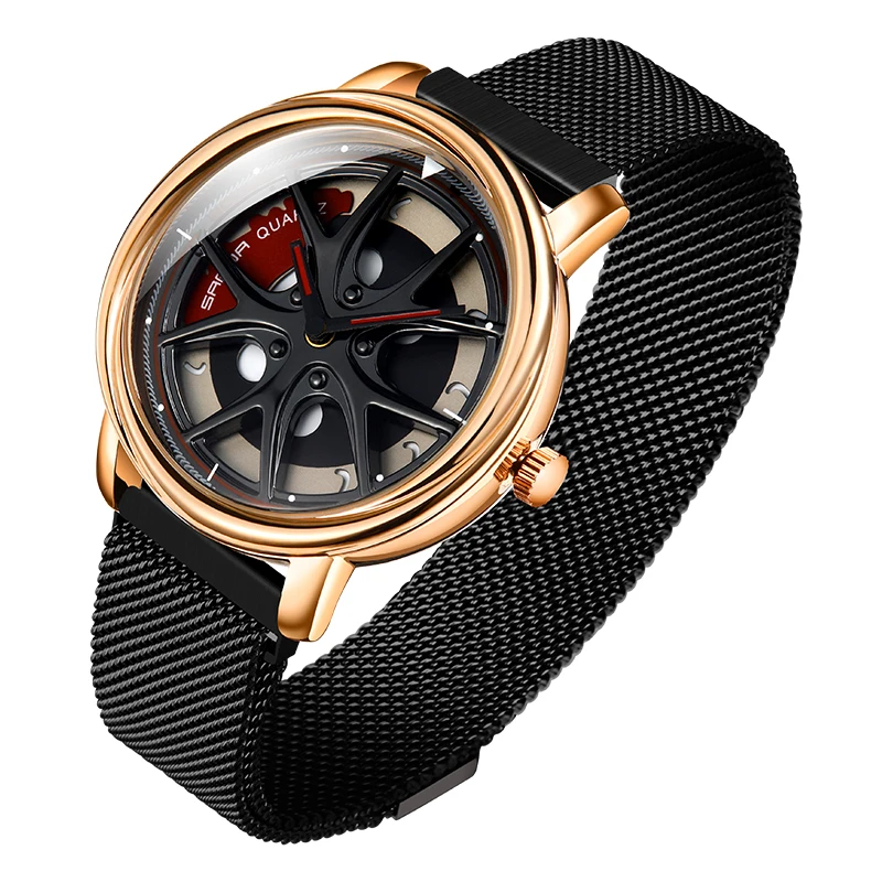 NIBOSI 2020 New Custom Design Car Rim Hub Men Watches Top Luxury Waterproof Sport Quartz Watch Men Fashion Relogio Masculino 6 O