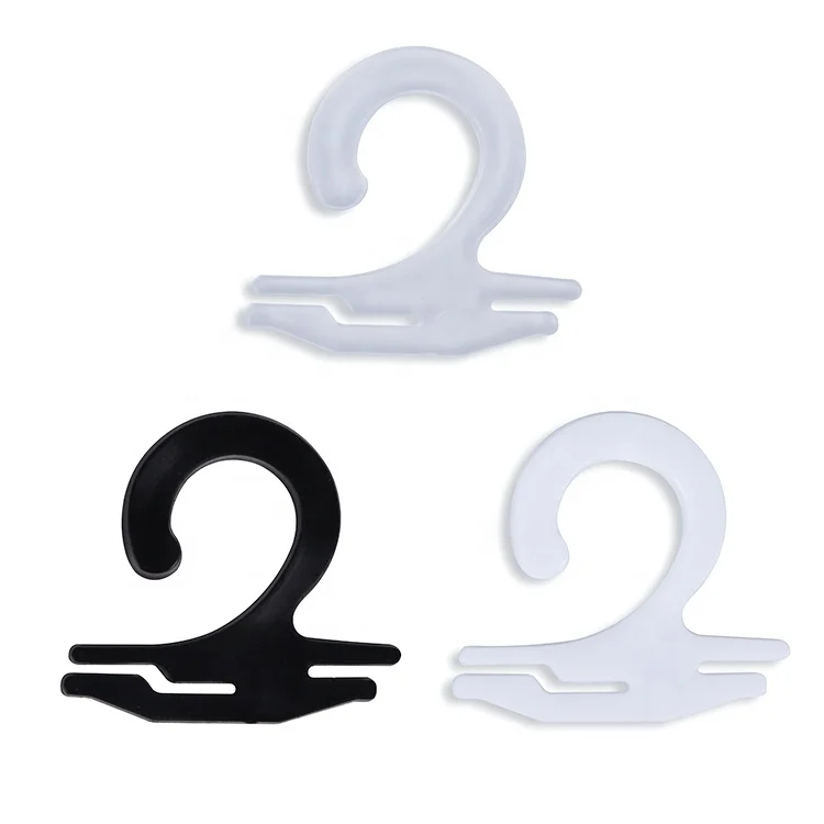 Transparent Plastic Small Sock Hook Hanger 