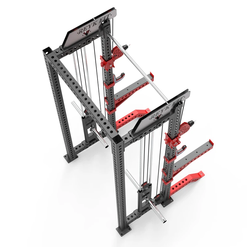Multi-Gym Plate Loaded  Multi Function Smith Machine Steel Equipment Cable Crossover Fitness Machine Chest Squat Legs Home Use