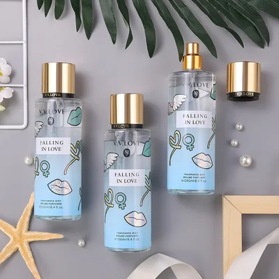250ml custom logo label and box original fragrance diffuser body spray women's perfume