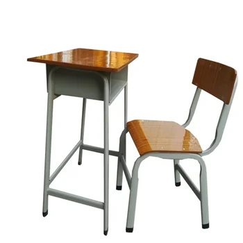 Cheap Classroom Single Student school desk and chair table and chair primary school desk set school furniture