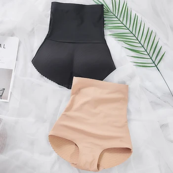 Women's High Waist Seamless Hip Pants Sexy Style Belly Slimming Underwear for Adults
