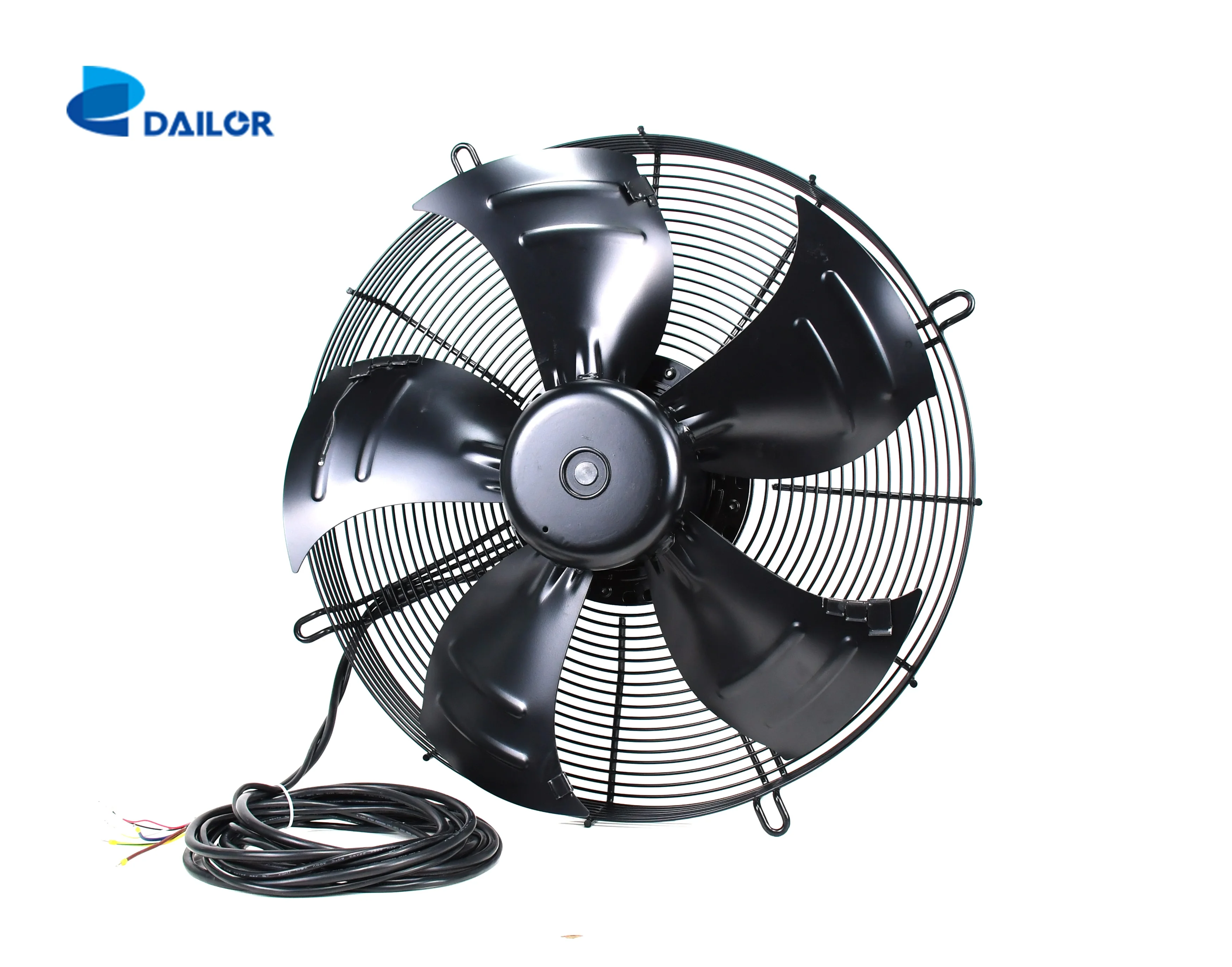 EC 1200W Axial Fan 550mm SPCC Blade 380V 12440m3/h Air Flow Wall-Mountable HVAC Industry Air-Conditioning Fans Restaurant Retail supplier