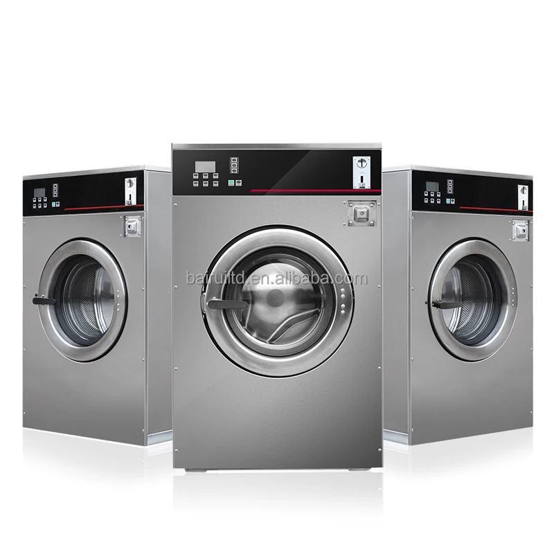 Safe Shipping for Coin Operated Front Load Stack Washer Dryer Sets Commercial Industrial Laundry for Sale