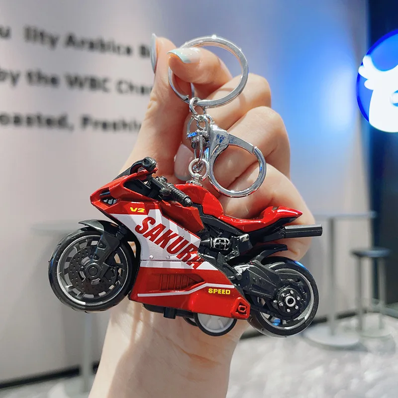 thumbnail image 2 of Dad Bod Squad Keychain - Motorcycle & Car Key Tag With Scratch-Resistant Fabric | Easy Pull Design 2 of 12