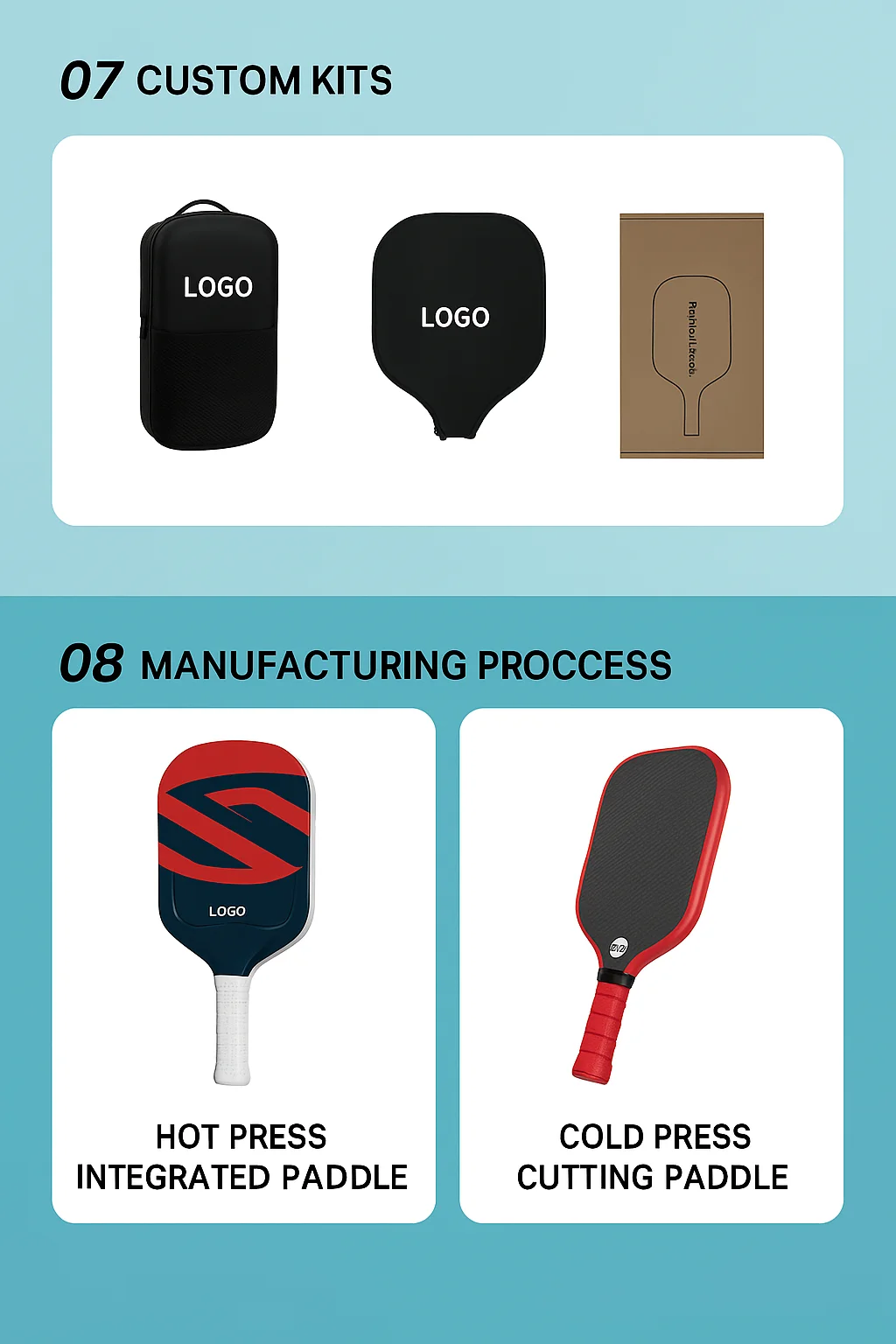 Durable Pickleball Racket Carbon Fiber T700 Pico for Cross Border ...