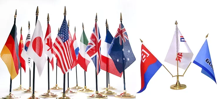International World Country Flags - Double Side Mini Desk Flags for ...