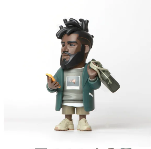 Custom 3D Printing Toy Figure Maker / OEM Made PVC Figurine / Create Blank Soft Vinyl Toy