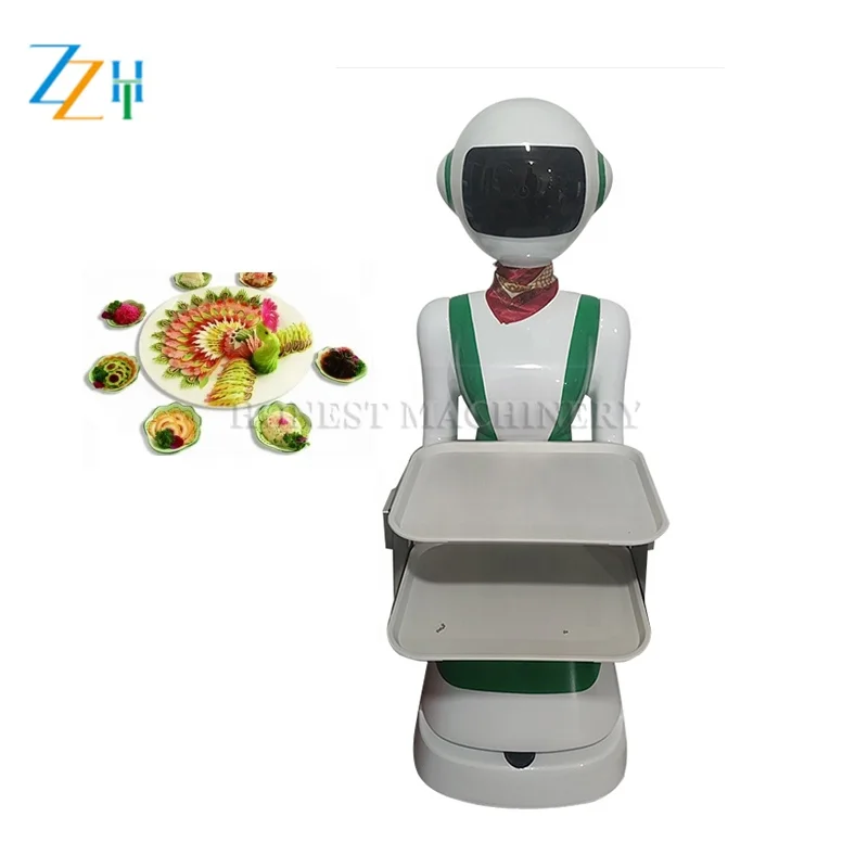 Factory Price Restaurant Waiter Robot / Service Robot Dish Delivery Restaurant Robot / Intelligent Human Robots for Sale