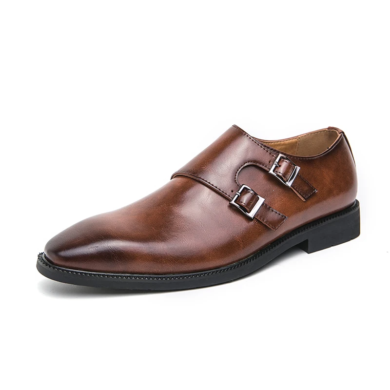 Double buckle monk dress shoes Size 38-46 Business Formal  display picture 3