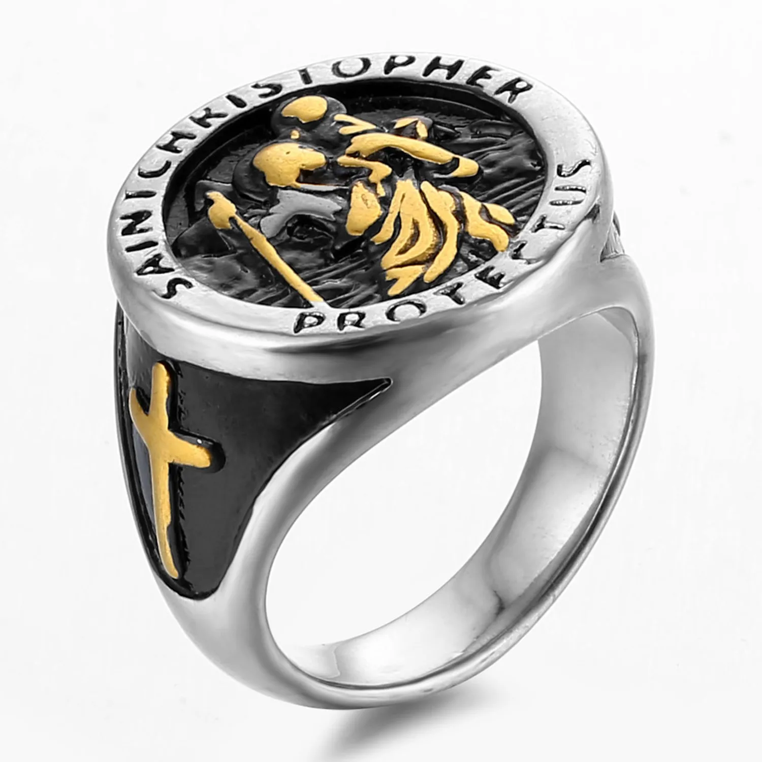 Custom Jewelry Religious Style Stainless Steel Christian Cross