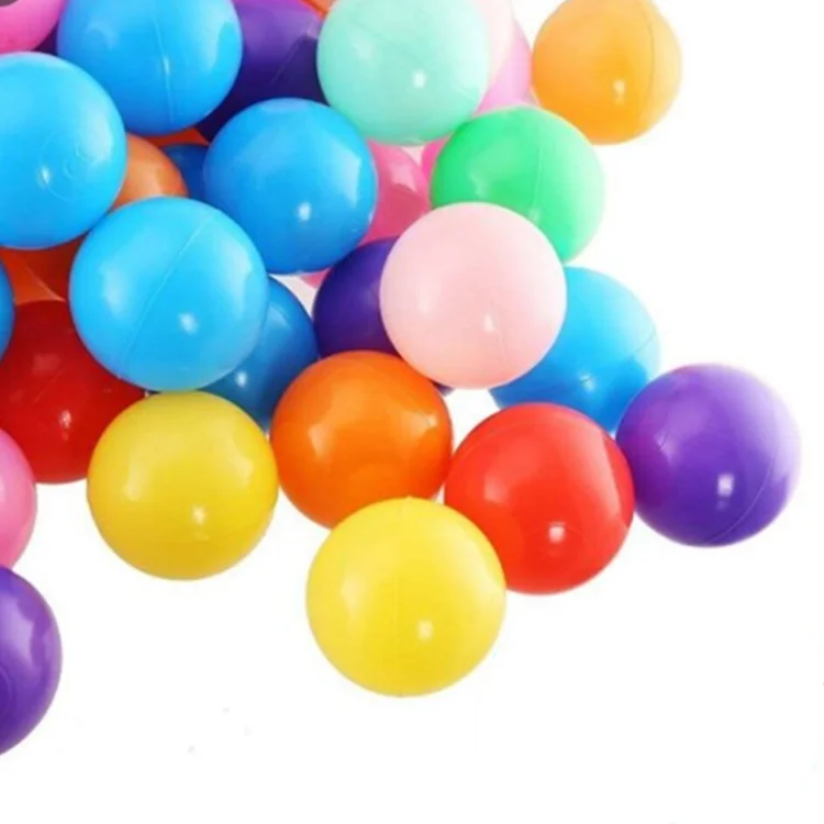 MISIOO Balle pour Piscine à Balle – Multicolore Billes Enfant - Jouet Bebe – Balle 6 cm - Balles en Plastique fabriquées à 100% en LDPE
