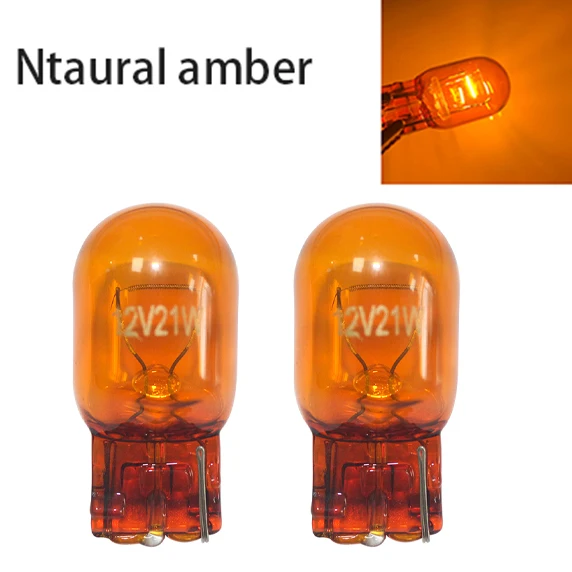Super White Halogen Bulbs W21/5W T20 7443 - 12V 21/5W 6000K Xenon-Look White Light