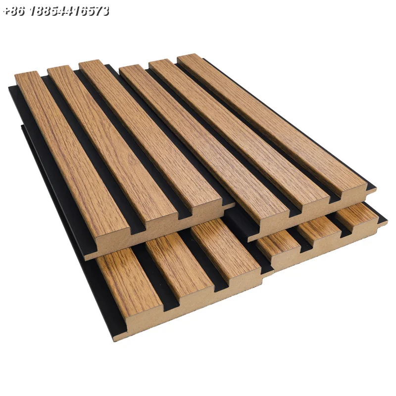 MDF Wall Cladding Panel Manufacturer Fluted PVC Slat Interior wall paneling interior decorative wall panels mdf wood trims