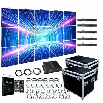 Modular LED Display System with Flexible Configuration for Various Installation Needs
