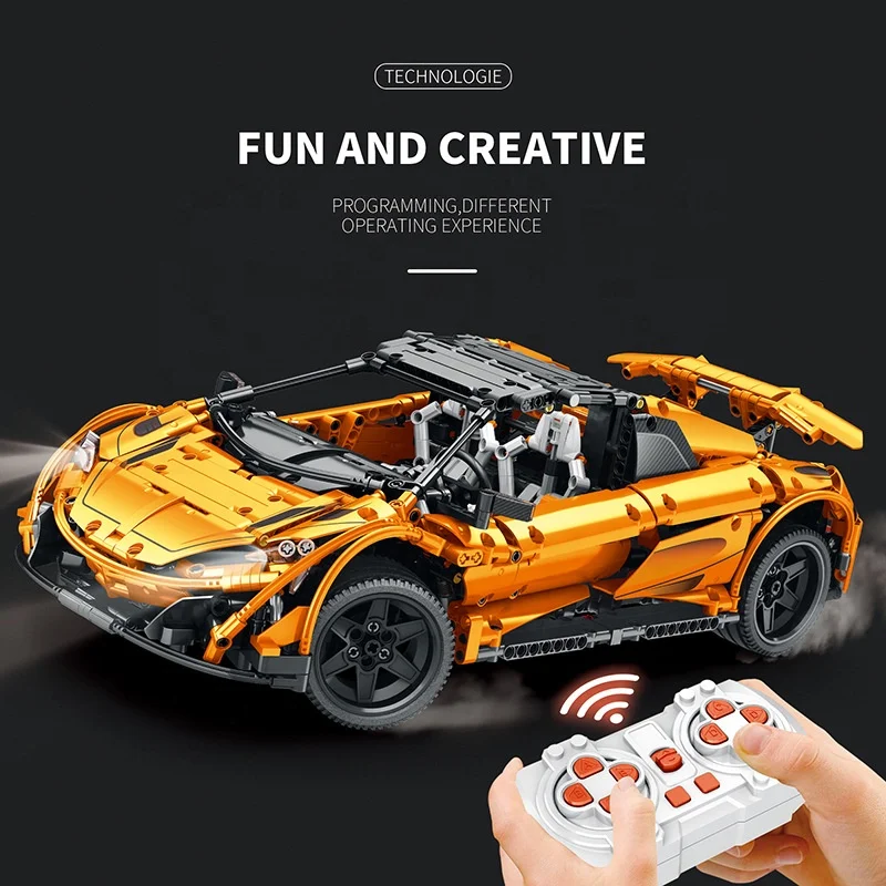 Reobrix 11002 APP Remote Control 675 LT Red Spider Sports Car