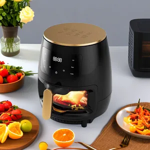 New Air Fryer Wholesale 3.5L 4L 4.5L 6L 8L Silver Crest Friteuse Professionnel Electric Digital Large air Fryer