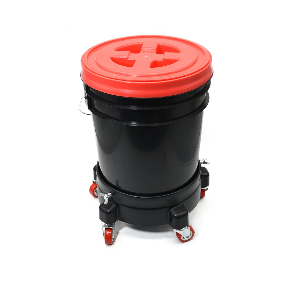 Auto Drive Car Washing Bucket Trolley Dolly Heavy Duty Bucket Dolly