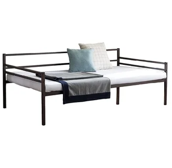 Durable Black Metal Daybed Cheap Single Double and King Sizes for Home Hotel or Apartment Use for Living Room