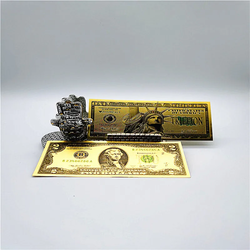 
 Памятные банкноты в долларах, бумажные деньги, Золотая фольга, Золотая банкнота 24k для коллекции подарков  