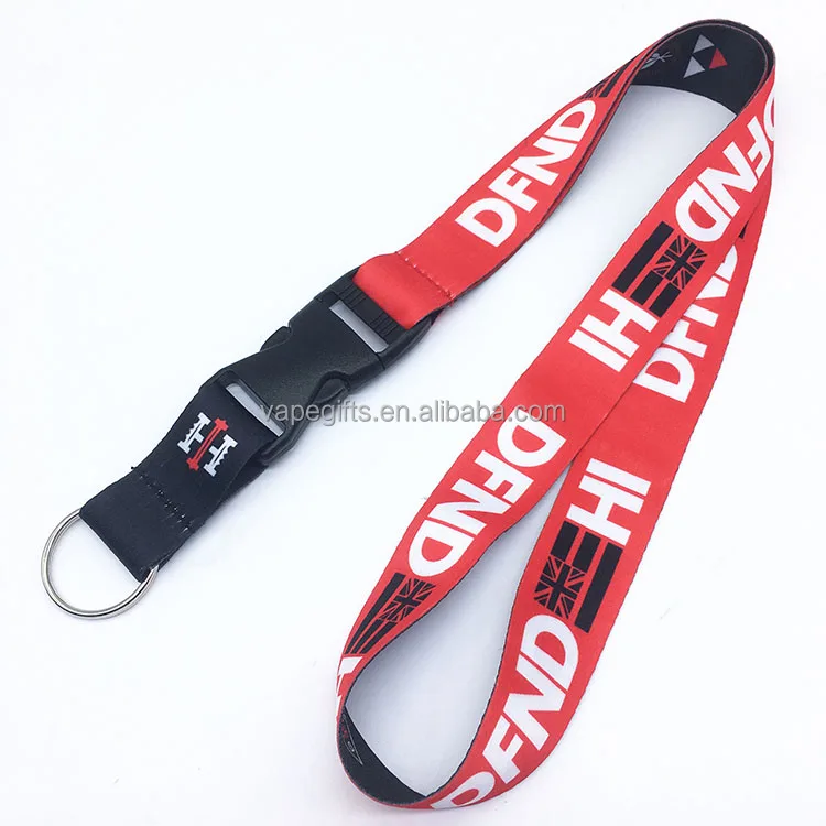 Low MOQ Polyester Custom Lanyard Keychain Fast Shipping Fashion Lanyard