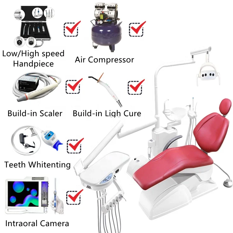 Economical Dental Equipment Full Set Dental Chair Unit