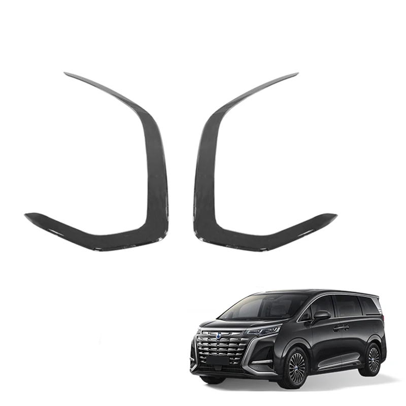 Auto Front Fog Light Trim For BYD Denza D9 Fog Lamp Decorative Cover Front Fog Light Cover ABS Exterior Accessories
