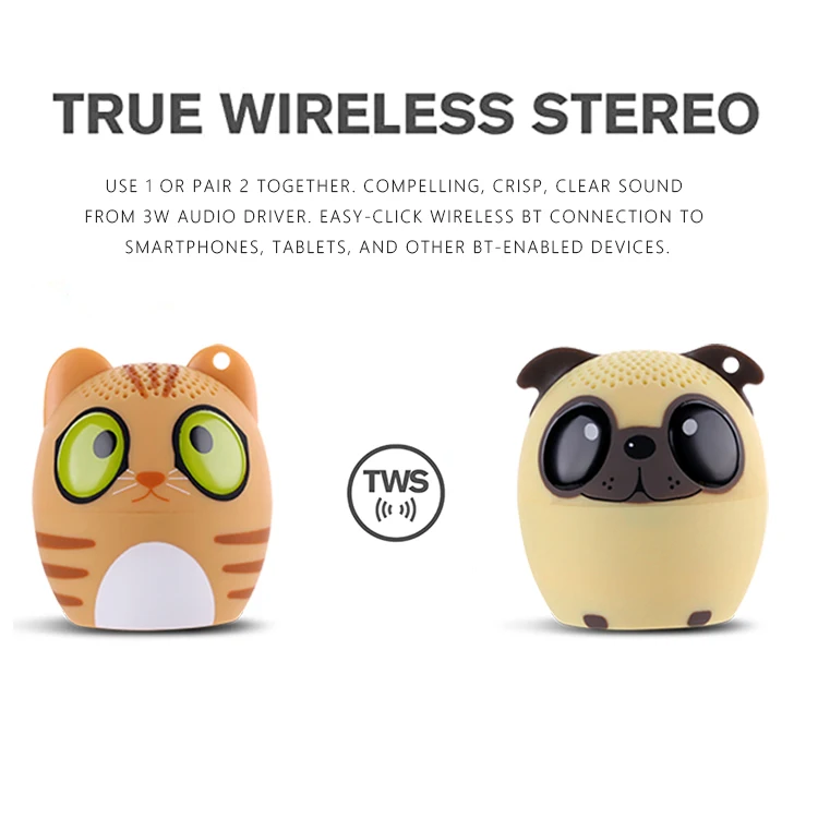 little animal bluetooth speakers