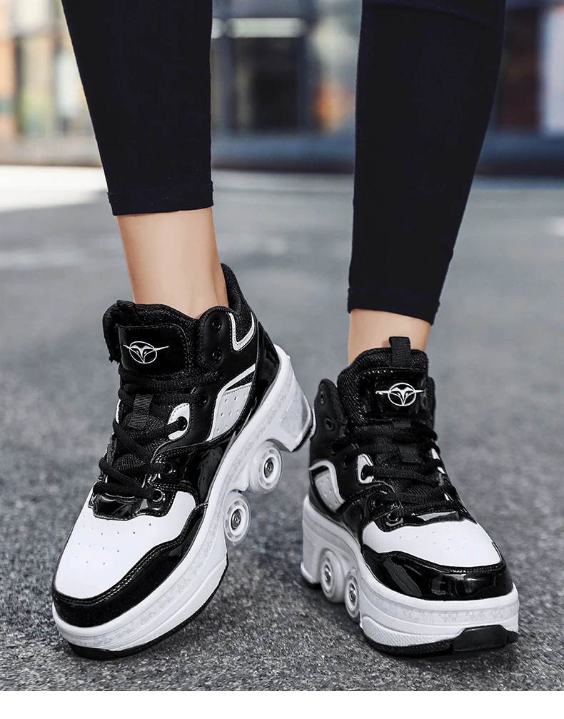 Deform Skate Automatic Walking Shoes Roller Skate 2 In 1 Sneakers Buy