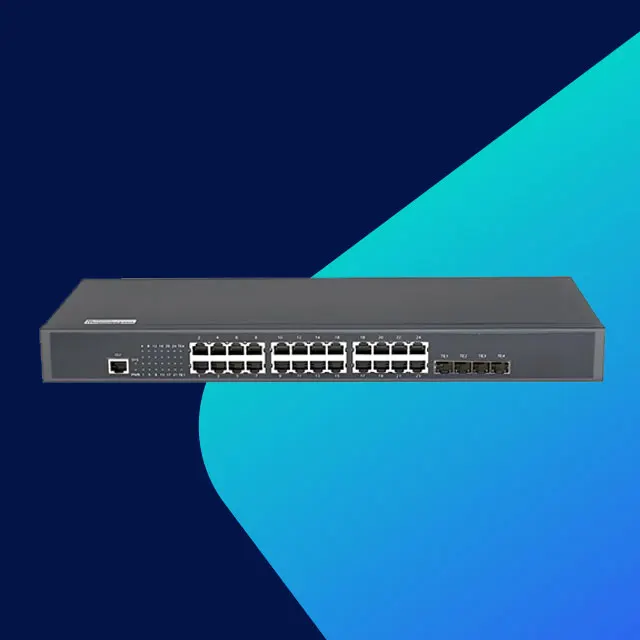 Industrial 24-Port Gigabit + 4-Port 10G SFP+ L3 Managed Switch