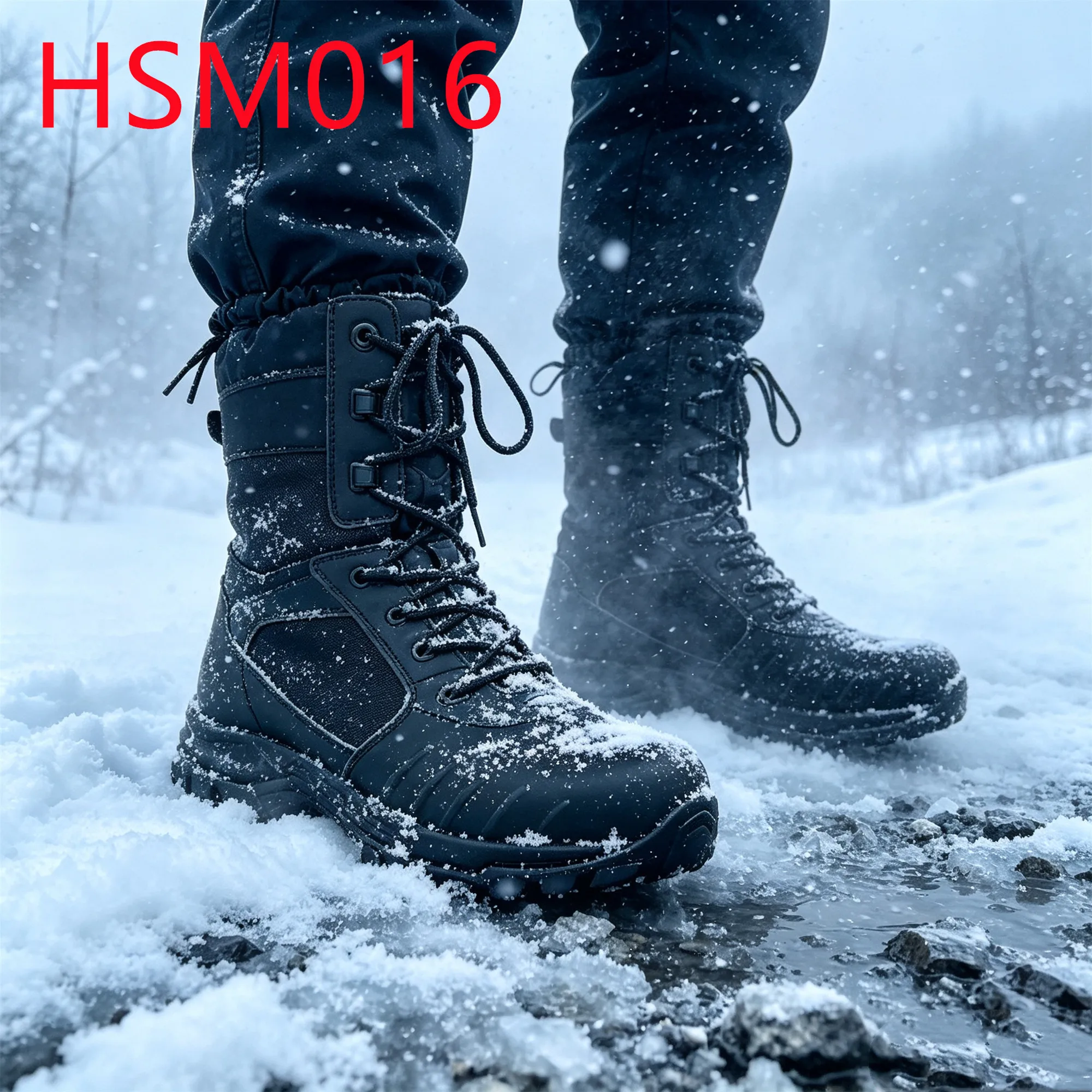 HY,Swamp Anti-puncture Outsole Hua Singh Retail Tactical Boots Heel Support Design Combat Boots with Waterproof Sock HSM016