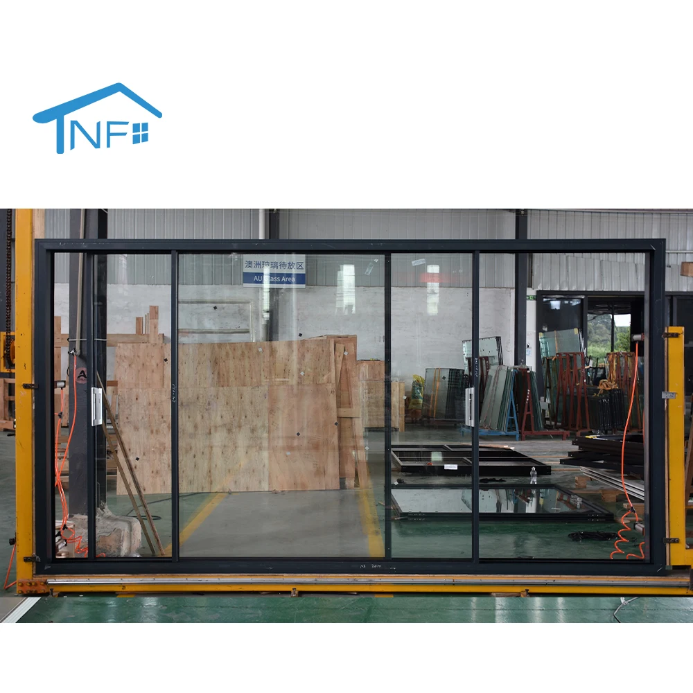 Armored Glass 96 X 80 Sliding Patio Barn Door Rails Channel Bulk Order Aluminum SLIDING DOORS Glass: Double Tempered Glass Hotel