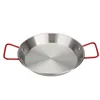 silver red handle