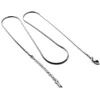 Silver-Square snake chain