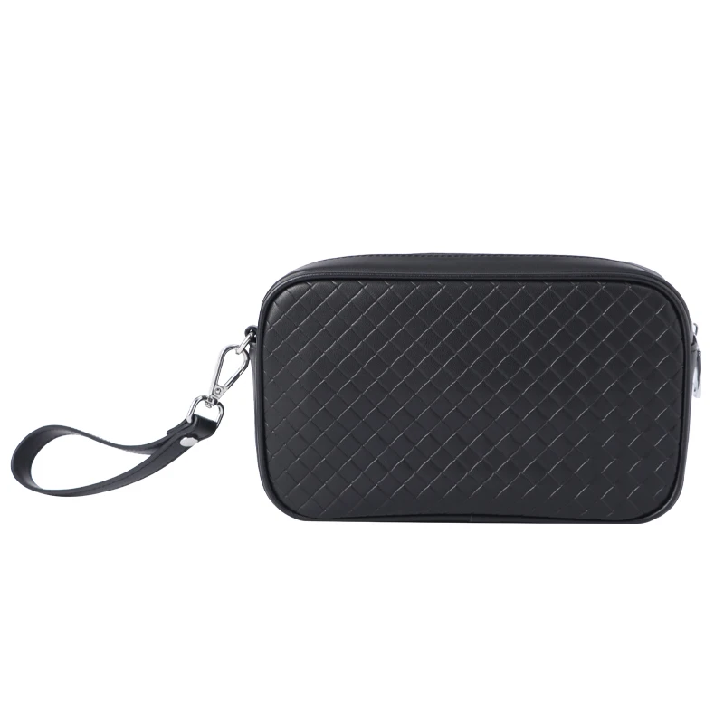 Zachte leren clutch heren portemonnee zakelijke heren clutch tas hand clip tas heren stijl clutch tas envelop tas,D-20 * 12 * 5cm