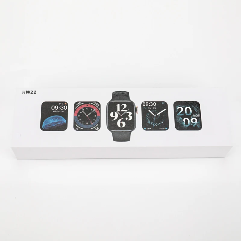 
 Умные часы Reloj Hw22 1,75 дюйма, полноразмерная сенсорная кнопка маршрутизации, долгий срок службы батареи, Bt вызов, пользовательский циферблат, серия Iwo 6, умные часы Hw22  