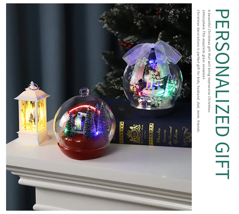 glass ball hand blown round ball string light giant christmas light ball personalized supplier