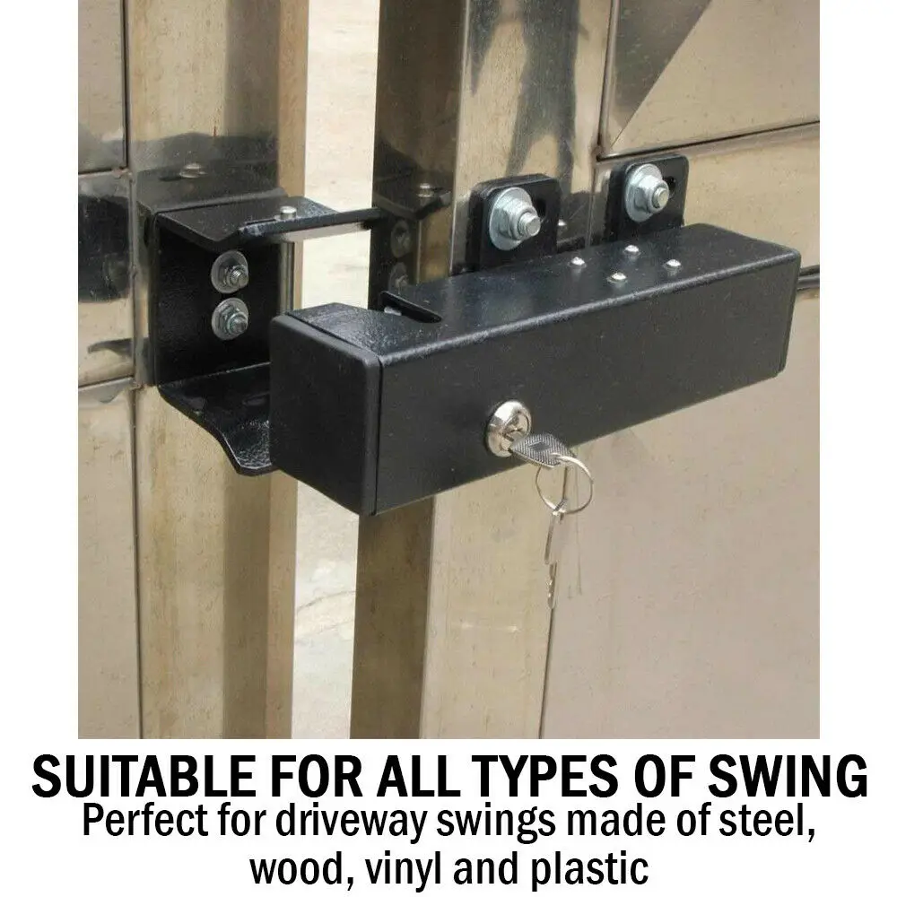 Heavy Duty Automatic Electric Gate Lock for Swing Gate Operator Opener System or Factory Home Gate Prevent Typhoon