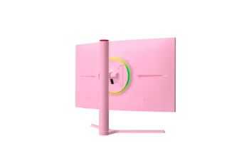 ピンク色 27インチ QHD デスクトップ 144hz 165hz 曲面 2k ゲーミング