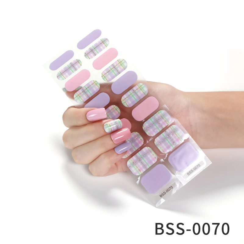 Beautysticker Factory Oem Full Gel Nail Sticker Decoration Non-toxic ...