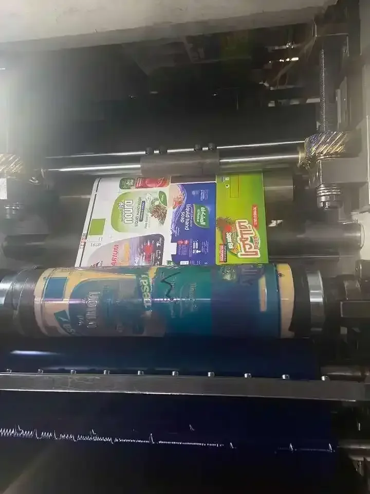 RY320 высокоскоростная 5-цветная автоматическая машина для флексографской печати этикеток бумажных