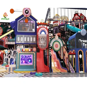 China Manufacturer High Quality Indoor Playground Equipment Customized Theme Plastic Indoor Playground with Big Slide