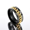 DJ068 black + yellow gold