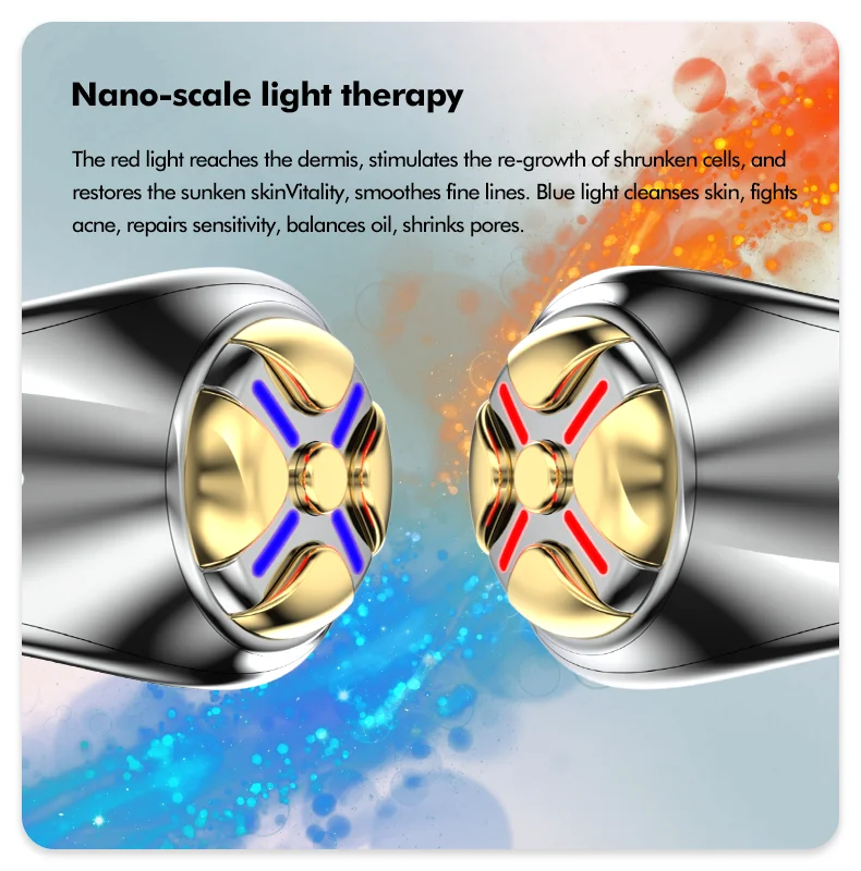 24K Gold Plated Microcurrent Device New Design USB Plug Nickel-Free Face Lifting Skin Tightening Machine Probes for Face Lift