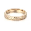 soild 18K gold Natural diamond ring