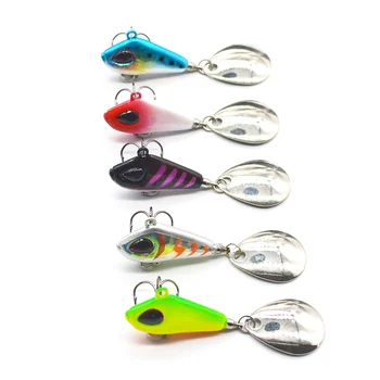 New VIB Spinner Bait by Cheery 7g/10g/17g/25g Fish Metal Spoon Lure with Jig Head for River Lake Fishing Artificial Hard Bait – Metal Jig – view 2